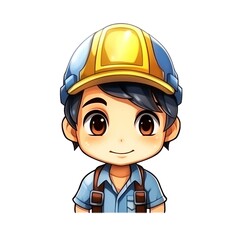 illustration art character of minner