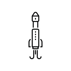 Missile Launch vector icon