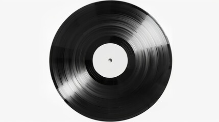 Vinyl record technology PNG white background