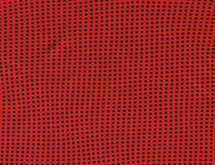 Obraz premium red and black dot fabric satin texture background