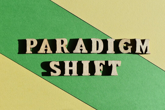 Paradigm shift, phrase as banner headline