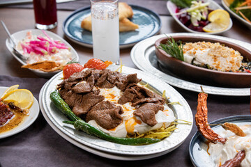 a meal with raki, turkish raki