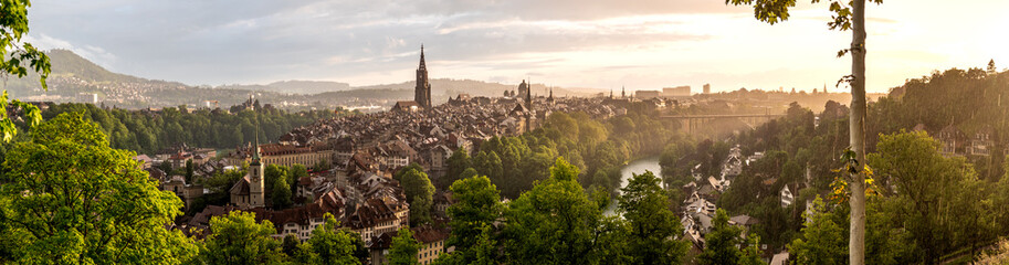 Bern, Schweiz: Panorama der Stadt