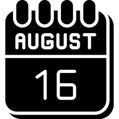 16  August Icon