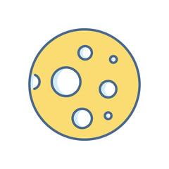 Moon vector icon