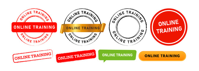 rubber stamp and button online training for distance study learning education