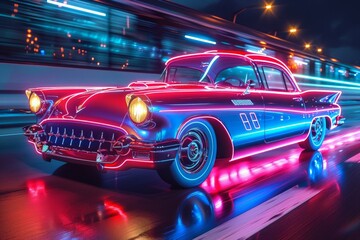 classic car noen lights
