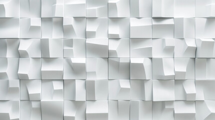 Abstract background white 3d cube