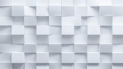 Abstract background white 3d cube
