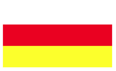 Obraz premium Flagge - North Ossetia