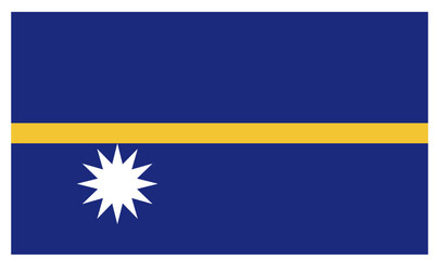 Flagge - Nauru