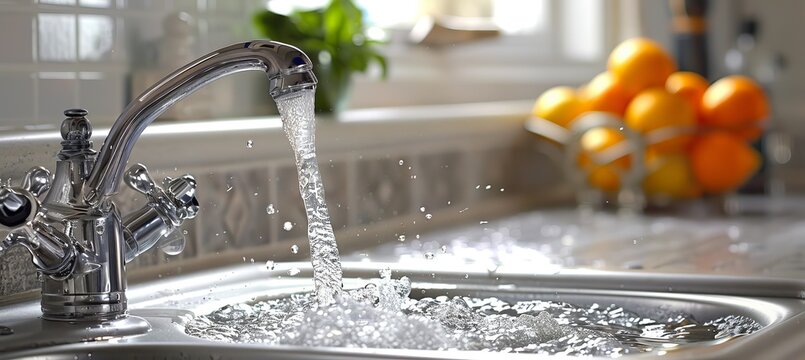 Close up macro image showing a clogged kitchen sink drain for detailed inspection