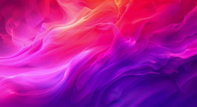 An abstract painting with vibrant colors and a sense of movement.