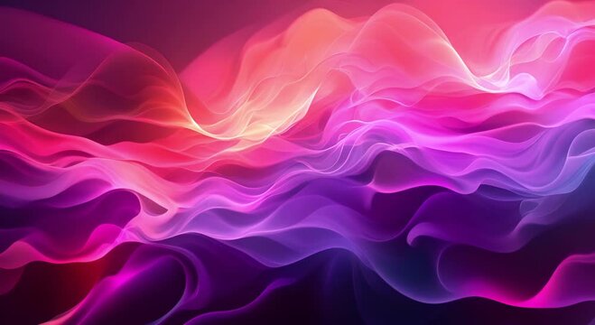Pink purple blue abstract digital art