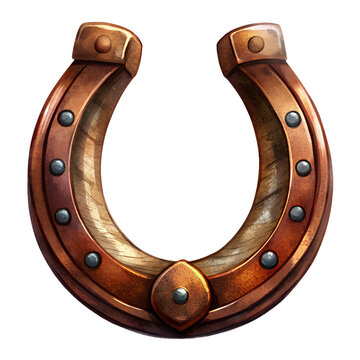 recommend clip art: Realistic horseshoe art