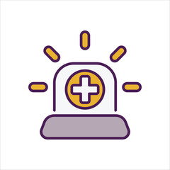 Obraz premium Emergency vector icon