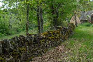 maison caussenarde, Rivière sur Tarn, 12, Aveyron, Parc naturel régional des Grands Causses,...