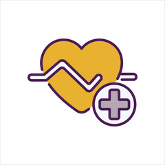 Cardiology vector icon