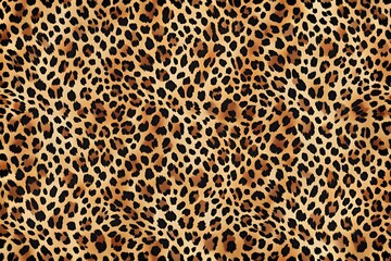 Unique Leopard Print Illustration with Realistic Details – Ideal for Fashion and Home Accents, Animal Skin Pattern Texture Background