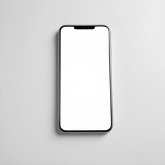 smartphone blank white screen