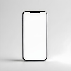 smartphone blank white screen