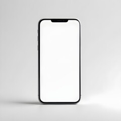 smartphone blank white screen