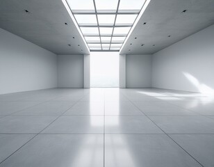 empty room with a window