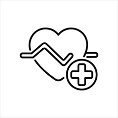 Cardiology vector icon