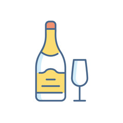 Wine vector icon