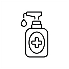 Antiseptic vector icon