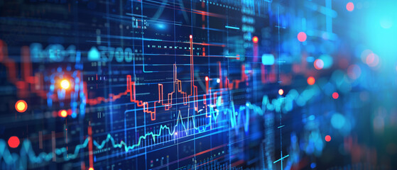 Obraz premium Data analytics tools help doctors analyze trends in patient outcomes and population health.