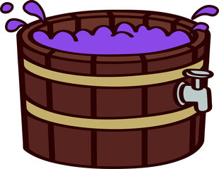 illustration of a bucket