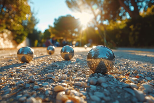 petanque balls