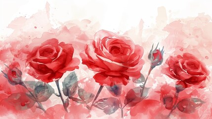 Red roses are a symbol of love and beauty. They are often given as gifts to show love and appreciation.