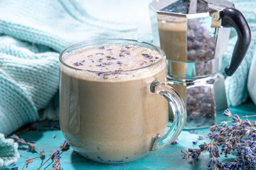 Aromatic lavandula latte