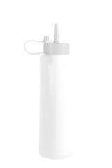 Barbecue and grill plastic oil bottle kitchen with brush tool on White Background