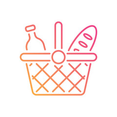Picnic Basket vector icon