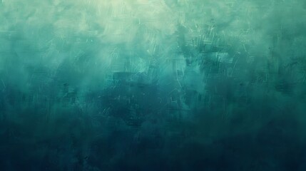 Fototapeta premium Smooth Gradient Landscape in Shades of Blue and Green Evoking a Tranquil Atmospheric Ambiance