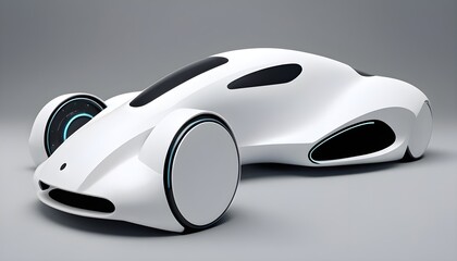 "Produce a series of futuristic vehicle designs powered by advanced AI technology."