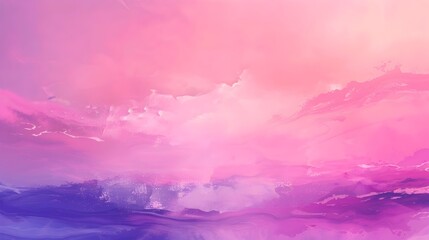 Peaceful Pastel Gradient Panoramic Background for Digital Design