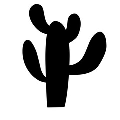 Cactus Silhouette Vector