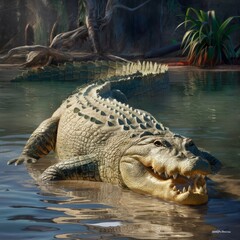 Crocodiles on the Riverbank