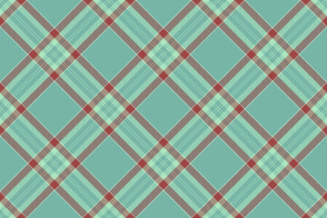 Textile background texture of vector fabric check with a pattern tartan seamless plaid.