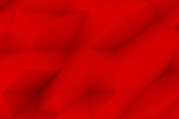Fototapeta premium Engaging red faceted backdrop with white stitching detail, offering a sleek, contemporary feel for creative projects