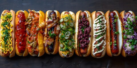 Dogs Unleashed A Delectable Assortment of Canine Breeds with Playful Toppings