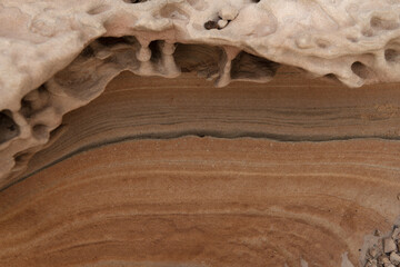 Intricate Sandstone Swirls and Erosion Patterns