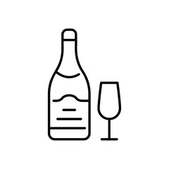 Wine vector icon