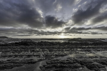 Dramatic Clouds over Carriagem Beach, Portugal