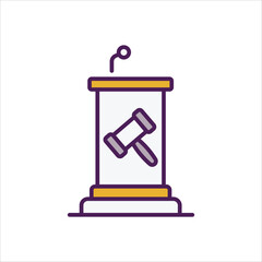 Lectern vector icon