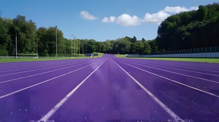 Fototapeta premium purple runway